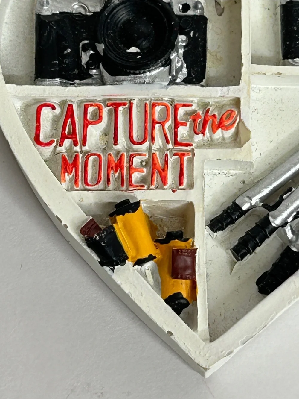 Camera Photography Christmas Ornaments Tripod Heart Capture the Moment